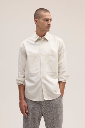 Freddy Skjorta Herr Vit Ekologisk Bomullsblanding