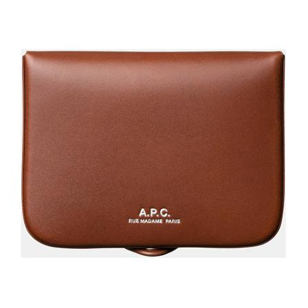 A.p.c., Wallets ; Cardholders Brązowy, Kobieta, Rozmiar: ONE Size