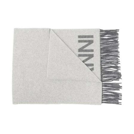 Ganni, Scarf Grijs, Dames, Maat:ONE Size