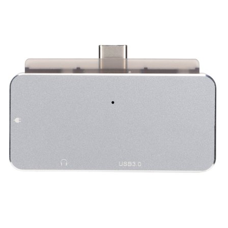 4-i-1 USB 3.0 HDMI-dockningsstation Högupplöst multimediagränssnitt Expansionsdocka