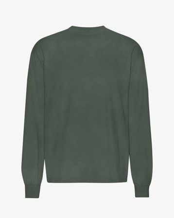 Oversized Organic LS T-Shirt - Midnight Forest 2XL