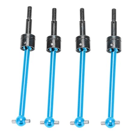 4 kpl Rc Metal Universal Cvd Drive Shaft Set Tamiya Tt02b 1/10 Rc Auto Päivitys Osia Sininen
