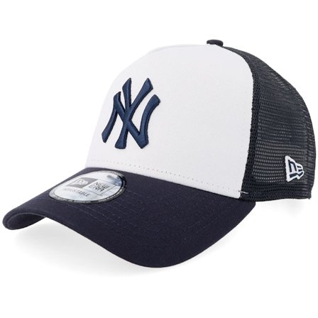 New Era - Negro trucker Gorra - New York Yankees Colour Block White/Navy Trucker @ Hatstore