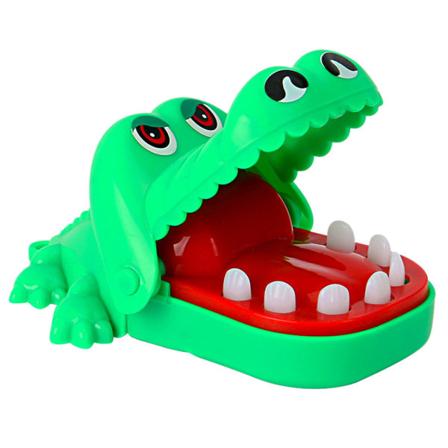 til krokodillebidende fingerspil Legetøj til krokodilletænder Tandlægespil til børn Sjovt afspændingslegetøjsspil Alligator K