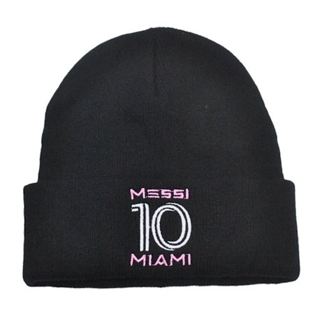 Mub- Miami Messi Mössa AW 10 Broderad Stickad Mössa Fläkt Varm Kall Keps