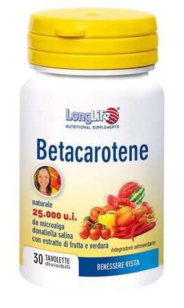 Longlife Betacarotene 30 Compresse
