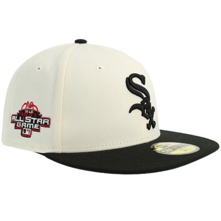 New Era - MLB Vit fitted Keps - Hatstore Exclusive x Chicago White Sox 59FIFTY All Star Game 03 Chrome/Black Fitted @ Hatstore