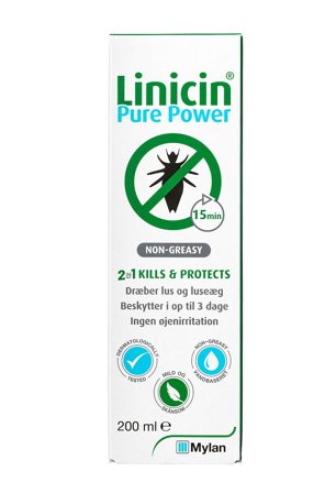 Linicin Pure Power 200 ml, Medicin & Pleje, Lus, Lusemiddel