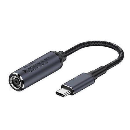 100W Typ-C till DC5.5x2.1mm Strömkabel USB C till 5.5x2.5mm 2.5x0.7mm 3.0x1.1mm