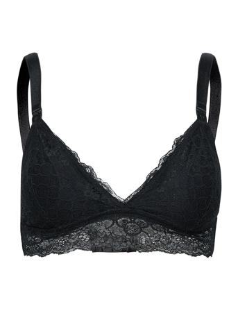 Mlsidsel Lace Bra 2F A. Lingerie Bras & Tops Maternity Bras Svart Mamalicious