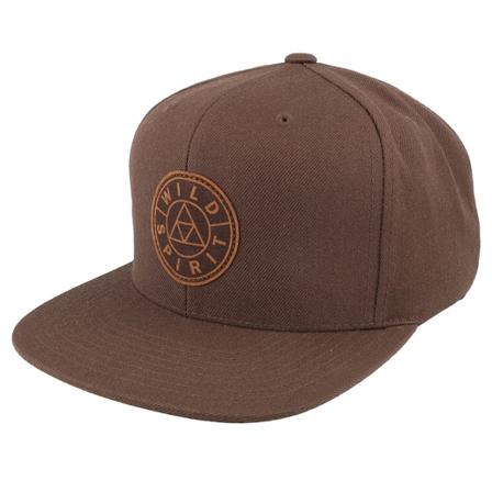 Wild Spirit - Marron snapback Casquette - Logo Basic Mountain Brown Snapback @ Hatstore