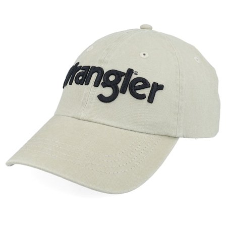 Wrangler - Beige unconstructed Casquette - Washed Cap Green Dad Cap @ Hatstore