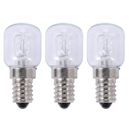 3x E14 høytemperaturlampe 500 grader 25w halogenlampe ovnslampe E14 250v 25w kvartslampe