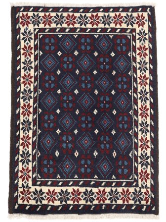 Petit Baloutche Tapis 64X91 Laine