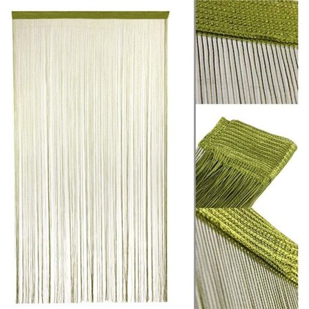 1m*2m Frynse Dørgardin Vægpane Rumdeler til Hjem Terrasse