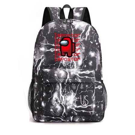 Ryggsäck among us spöken utrymme varulv döda student skolväska Y