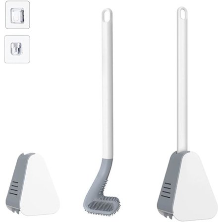 Golf-vessaharja, WC-harja ja pidike - Silikoni WC-harja