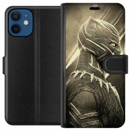 Apple Iphone 12 Mini Plånboksfodral Wakanda Forever : Black P
