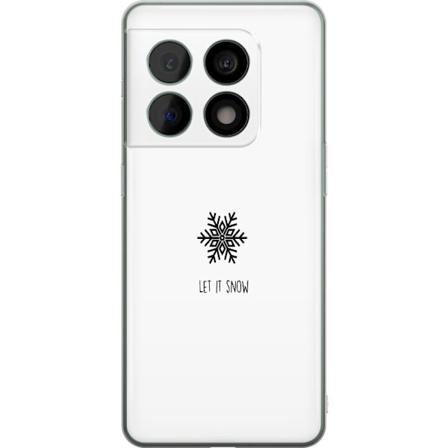 OnePlus 10 Pro Genomskinligt Skal Låt de snöa