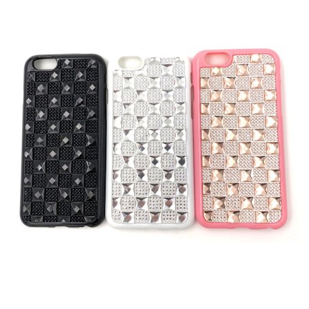 Glittrigt silikonskal med Gel Diamanter iPhone 6/6S