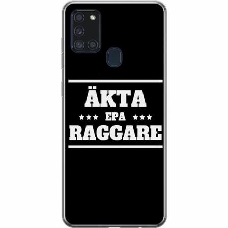 Samsung Galaxy A21s Genomskinligt Skal Äkta Raggare