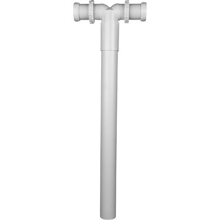 Faluplast Normi 8080908 Veggavløp dobbelt 200 mm, Innendørsavløp