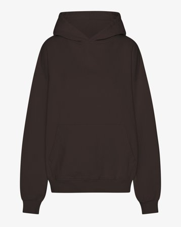 Organic Oversized Hood - Coffee Brown XS