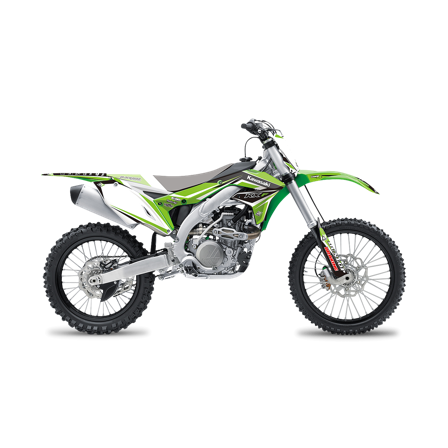 Dekorset Blackbird Dream 4 Grün-Schwarz-Weiß - KTM 300 EXC 2003-2004