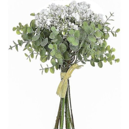 Kunstige Blomsterbuketter til Dekoration Hvid 1