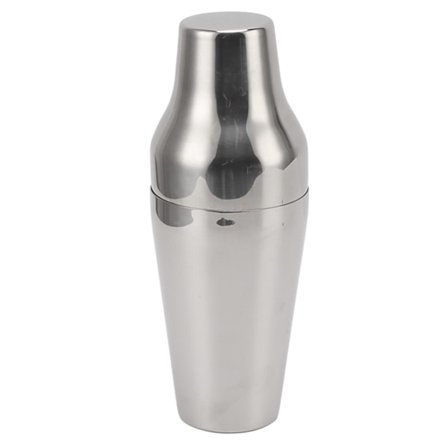Rostfri drink shaker fransk stil 2 sektioner Martini mixer drink shaker för bar hem camping picknick silver