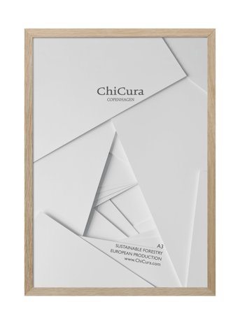 ChiCura Wooden Frame - A3 - Acrylic - Brown - 29.7X42CM