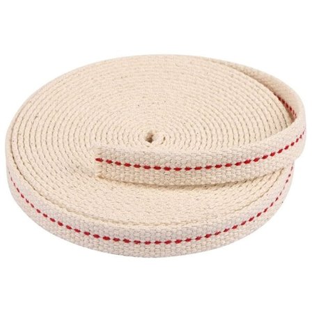 Bomullsveke till Olje- och fotogenlampa 12mm x 10m