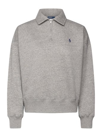 Polo Ralph Lauren Fleece Quarter-Zip - Grey - XL