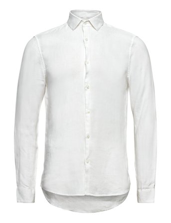 Calvin Klein | Linen Solid Slim Shirt | 43