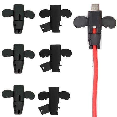 Datakabel Beskyttelseshode Anti-Brekk Ladekabel Beskyttelsesdeksel Søt Silikon Datakabel Beskyttelsesenhet, Anti B