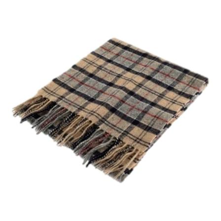 Barbour, Scarf Beige, unisex, Maat:ONE Size,wol