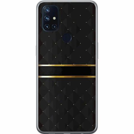 Oneplus Nord N10 5g Genomskinligt Skal Golden Stripes