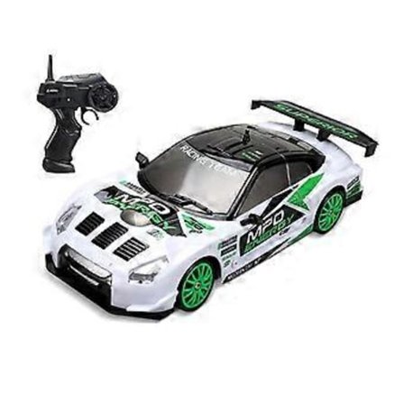 Rc Drift Auto, Kauko-ohjattava Nopea Kilpa-ajo Drifting Autot, 2.4ghz 4wd Sähköinen Urheilu Kilpa-ajo Harraste Leluauto, Tarjous (Valkoinen*Vihreä)