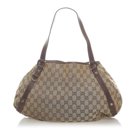 Gucci Vintage, Pre-owned Bag Bruin, Dames, Maat:ONE Size