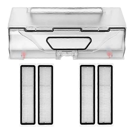Støvboks med filter for D9 robotstøvsuger reservedeler støvbeholder med filtertilbehør