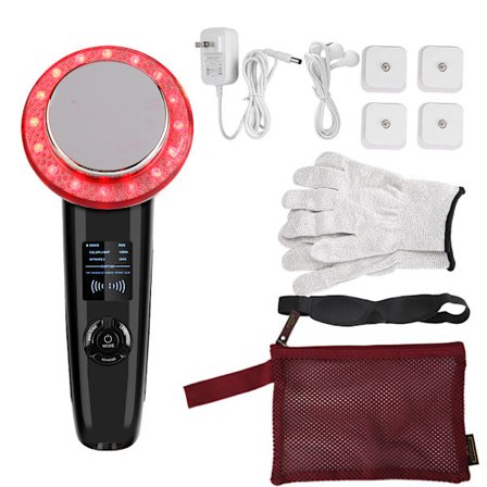 6-i-1 fototerapi LED ultralyd EMS kropsslankende anti-cellulite massageapparat vægttab skønhedsmaskine enhed US stik 100-240V