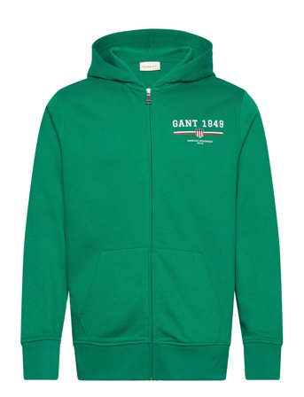 GANT | Graphic Full Zip Hoodie | M