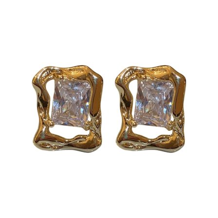 1 par Zircon øredobber design sans barokk øredobber mote indi