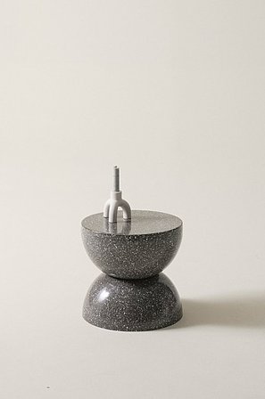 Jotex - Sivupöytä, Halkaisija 35 Cm Rosa Terrazzo Rosa terrazzo - BLANES - Osta Sivupöydät & pikkupöydät Jotex