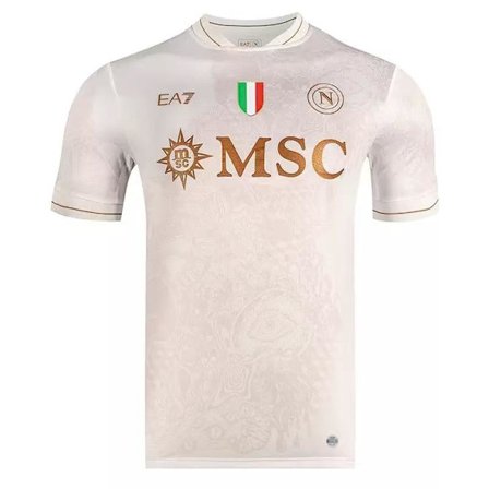 25-26 S.S.C. Napoli Trenings T-skjorte Bortestilling Fotball S-2XL Away-XF33- Away