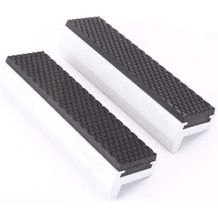 2 stk. beskyttelsesbakker til skruestik, ekstra bløde roterende skruestik-kæber, bredde