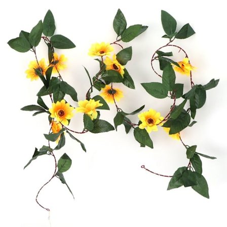 30LED ljusslinga grönt blad simulering solros solros