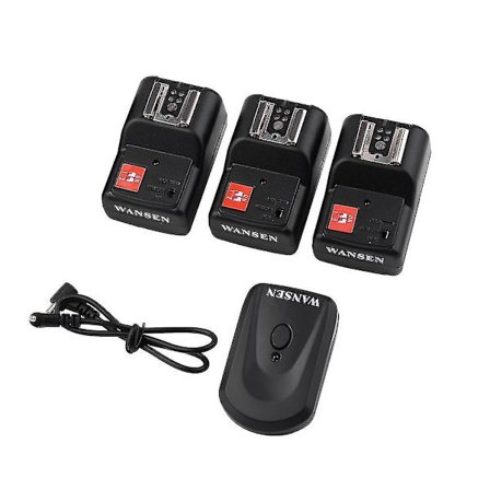 PT-04 Gy 4 kanavainen langaton salama-laukaisin 3 vastaanottimella