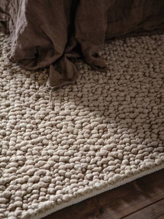 Bubbles 170X240 Greige Dywan Wełniany