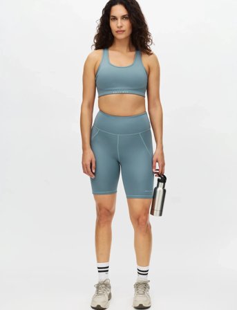 Röhnisch Flattering High Waist Bike Tights - Blue - L